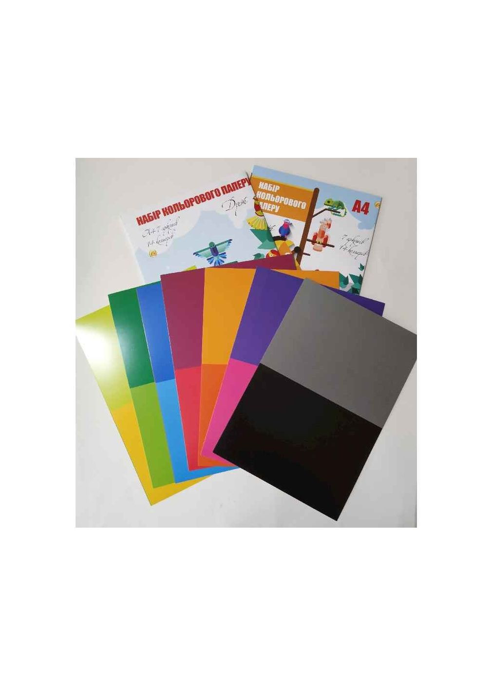 Папір кольоровий "ДУЕТ", Арт.1185, А4 7 ТЕ1185 Тетрада (364683757)