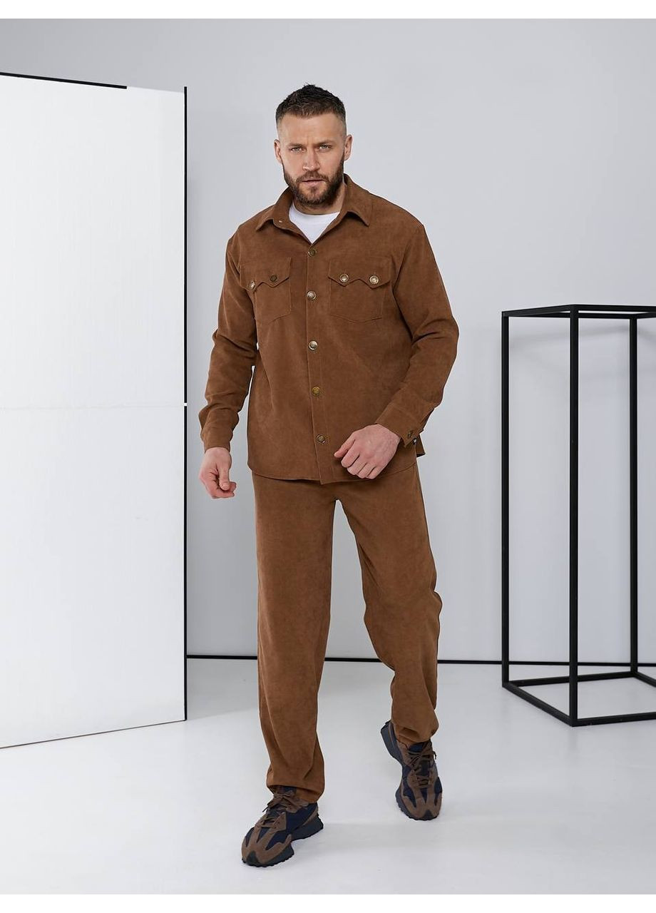 Мужской костюм из микровельвета — замеры в описании. DK/DL Мода без кордонів (365587835)