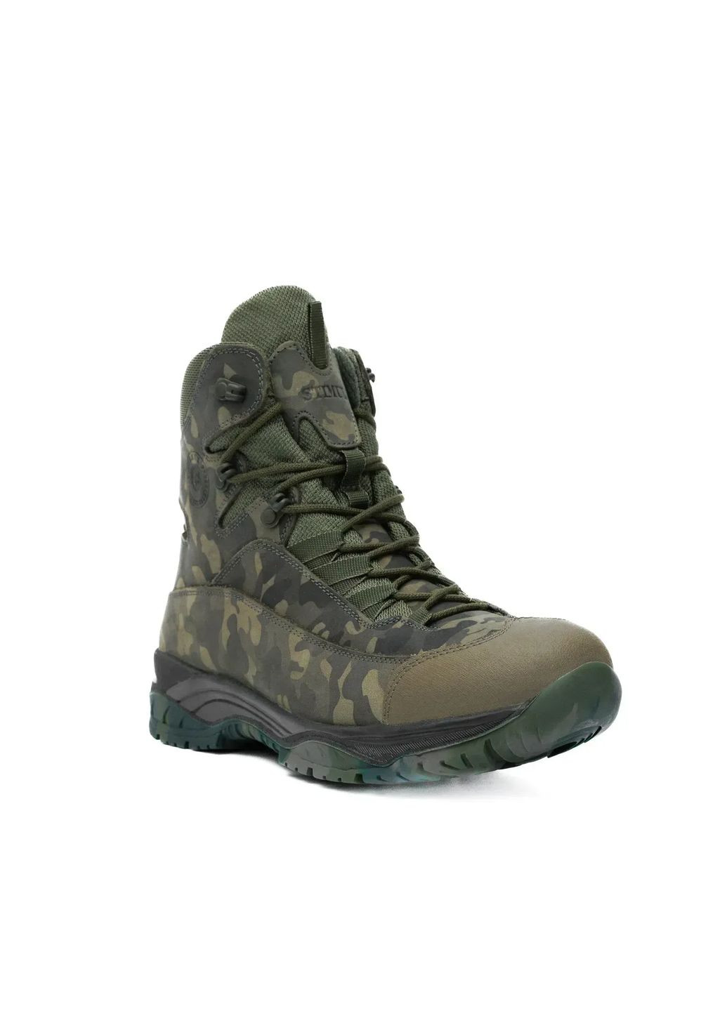 Військові Чоловічі Демісезонні Берці з Кожі. 36-46р Олива+Піксель. Повністю натуральна шкіра! STDM-1075 41 No Brand (349513030)