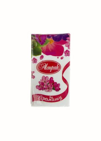 Хустинки паперові Alsupak без запаху/без аромату (10) (160) No Brand (322576638)