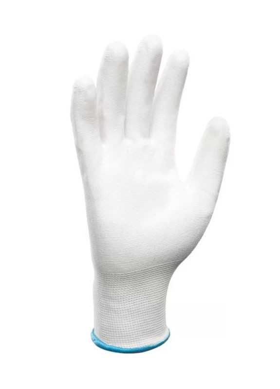 Захисні рукавиці Sensitive Standard (S/ ) cтрейчеві з поліуретановим покриттям (24288) BLUETOOLS (304289036)