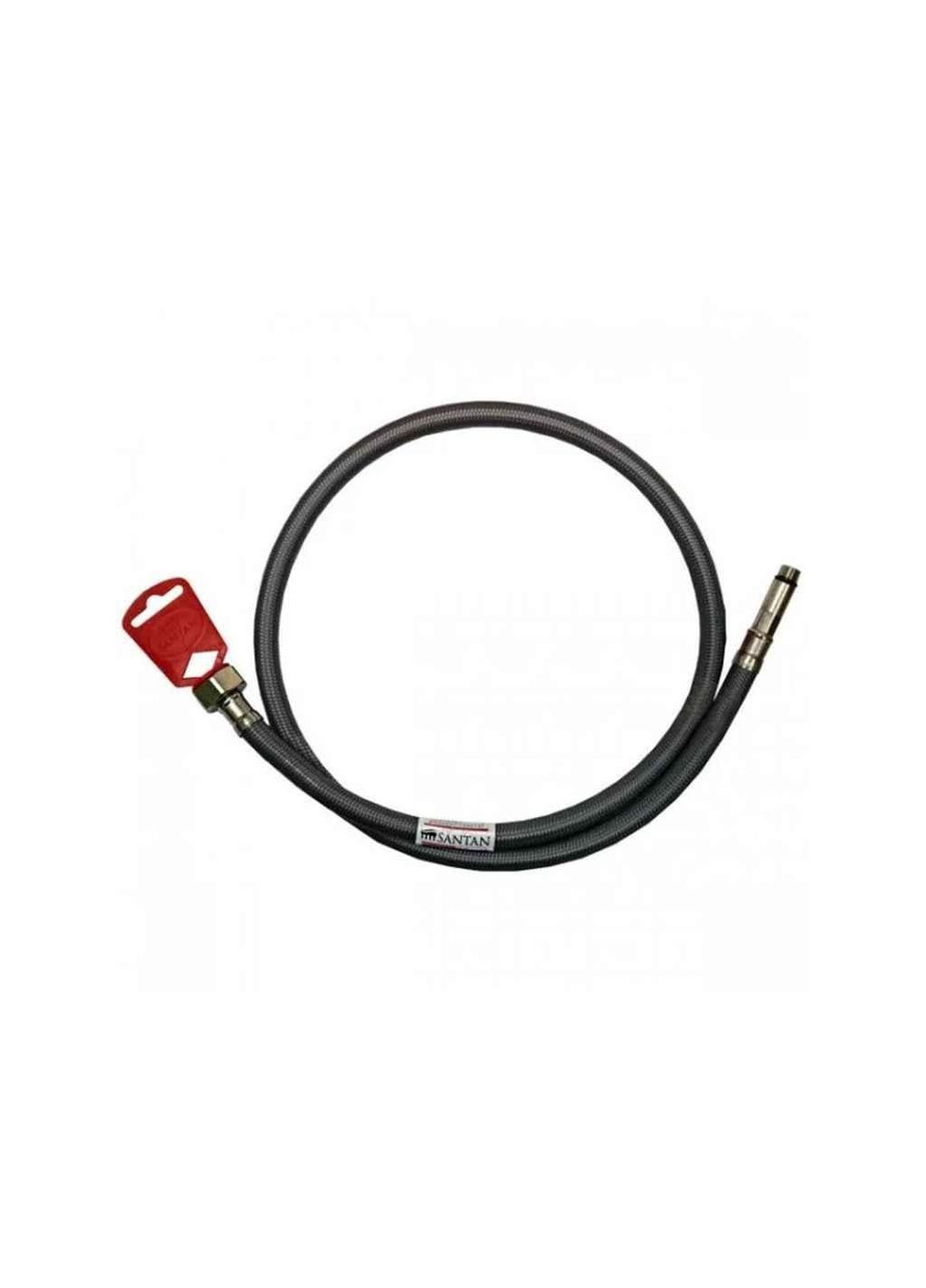 Шланг для води антикорозія M10х1/2 80см довгий штуцер 1309011 ТМ Santan (303809944)