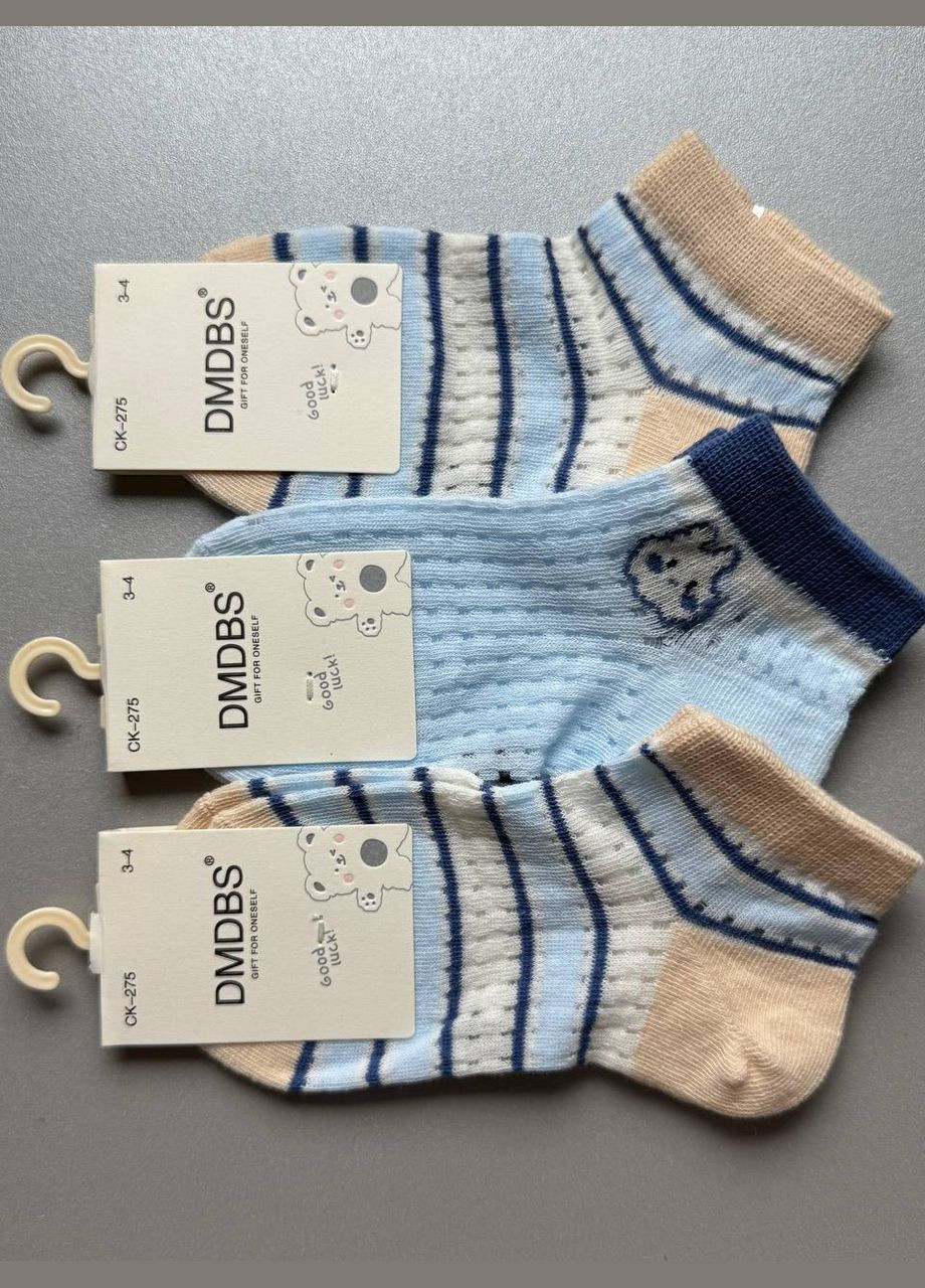 Комбинированные 3 пары летние котоновые носки сетка DMDBS лето (347242295)