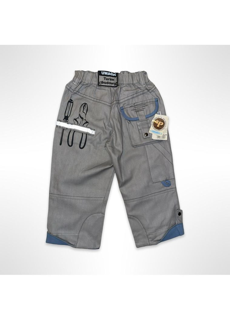 Серые праздничный, повседневный, кэжуал демисезонные брюки прямые Barbaras