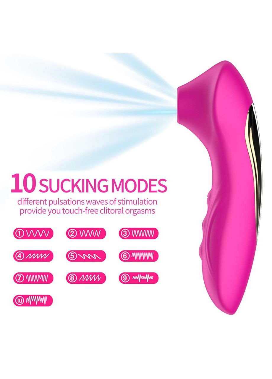 Вакуумный вибратор, стимулятор для клитора, сосков и шеи. Женский клиторальный вибратор для секса No Brand (315723308)