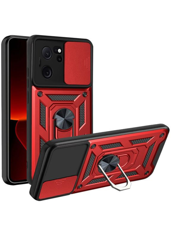 Ударостійкий чохол Camshield Serge Ring для Xiaomi 13T / 13T Pro Red No Brand (340063661)