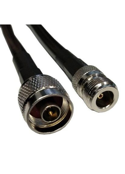 Кабель LMR-400, 2м, N-male к N-female HiSmart (317558204)
