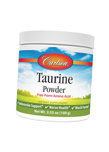 Таурин в порошке, Taurine Powder, 100г Без вкуса (27353009) Carlson Labs (293255743)