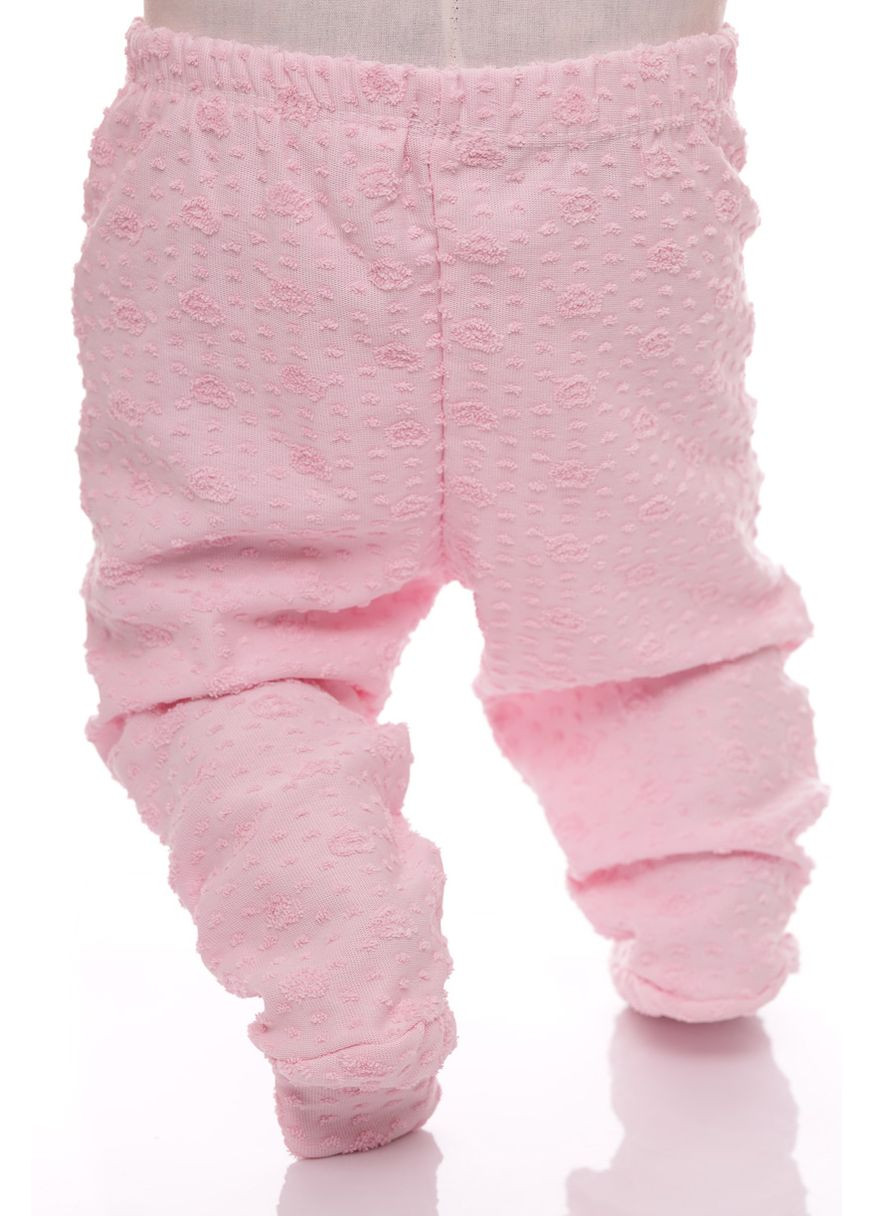 Комбинированный демисезонный костюм с длинным рукавом для девочки трикотажный с зайкой розовый 68 см (33108) BABYKROHA