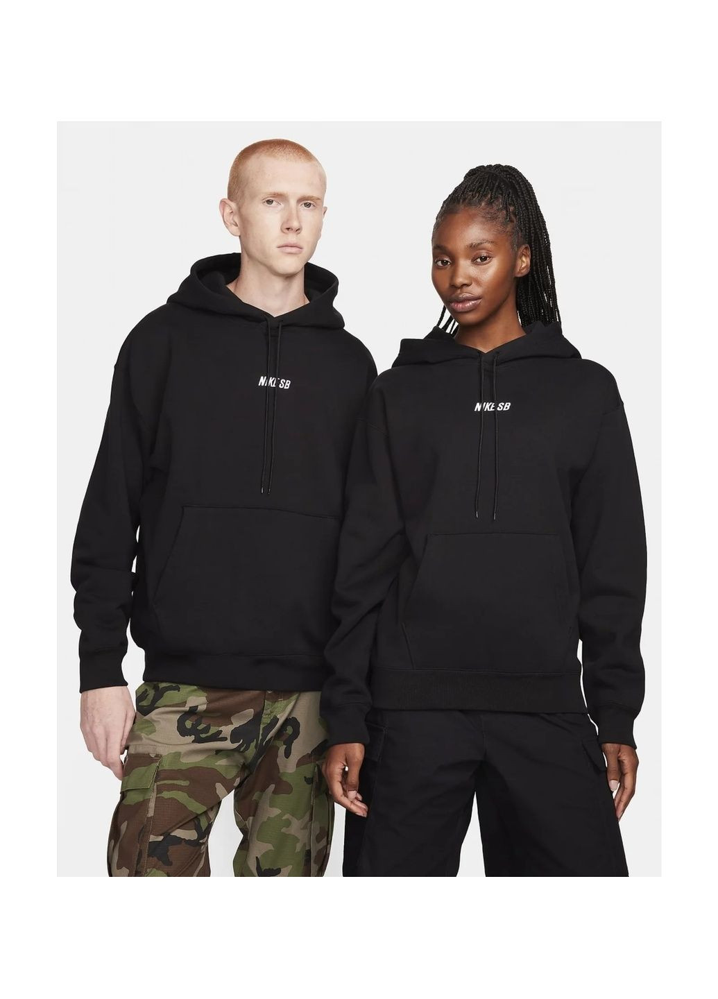 Худи унисекс Sb Fleece Pullover Skate Hoodie Black Nike (364662650)