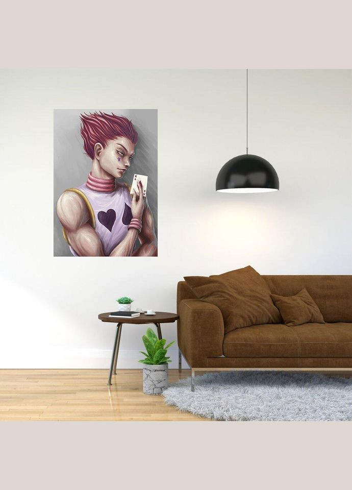 Плакат- з принтом Hisoka Morou-Хісока 2 A2 А0 Кавун постер (316208139)