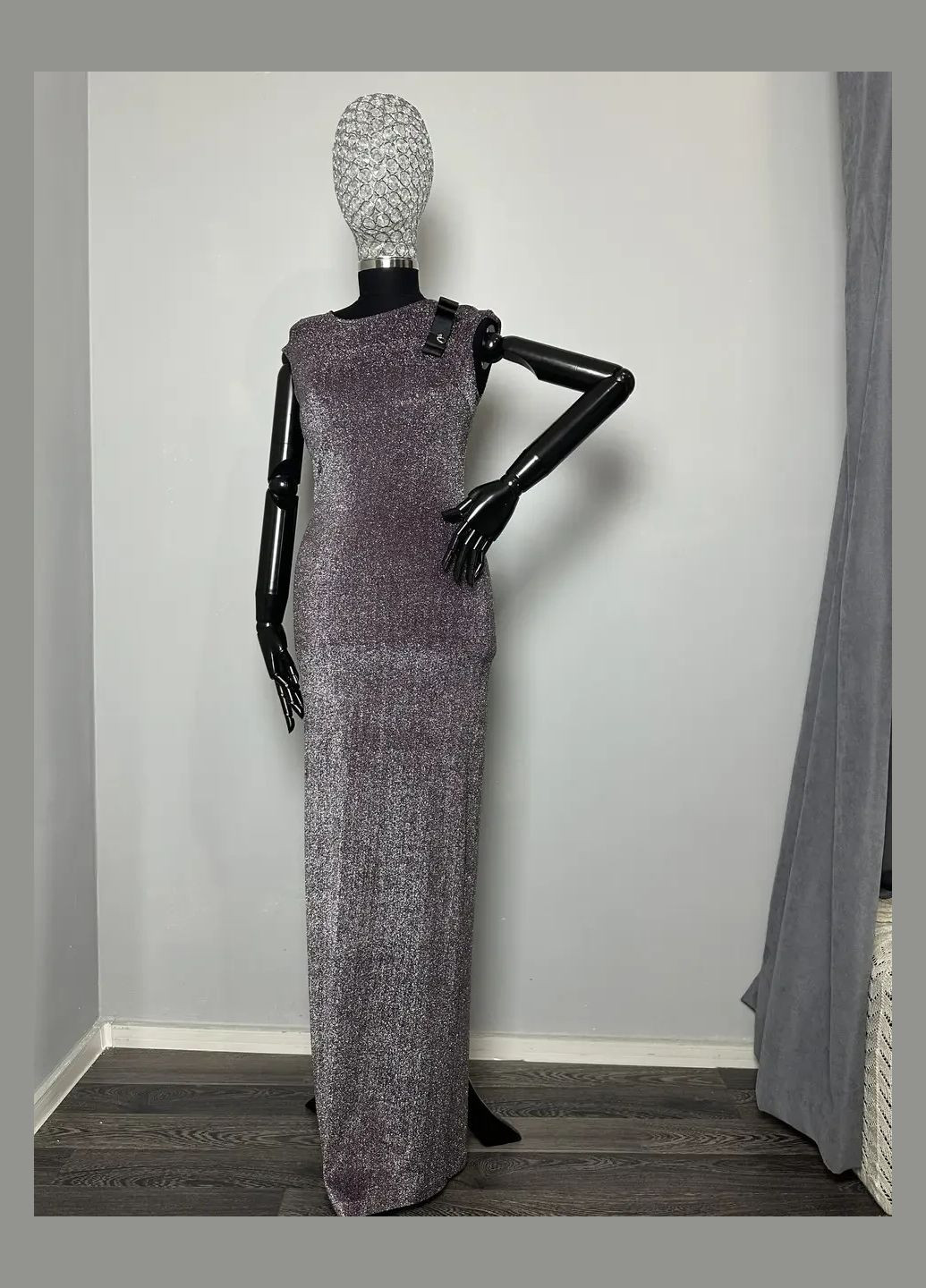 Бордова коктейльна сукня жіноча дизайнерське у підлогу по фігурі з парчі бордове вечірній mkeng3010 Modna KAZKA