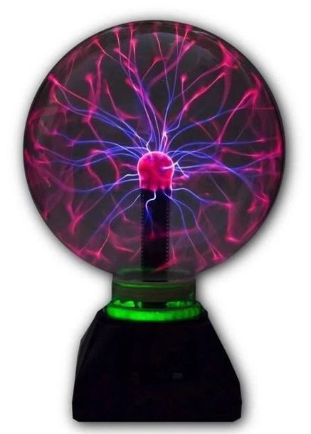 Шар тесла лампа шар с молниями ночник плазменный Plasma ball 20 дюймов No Brand (288139010)