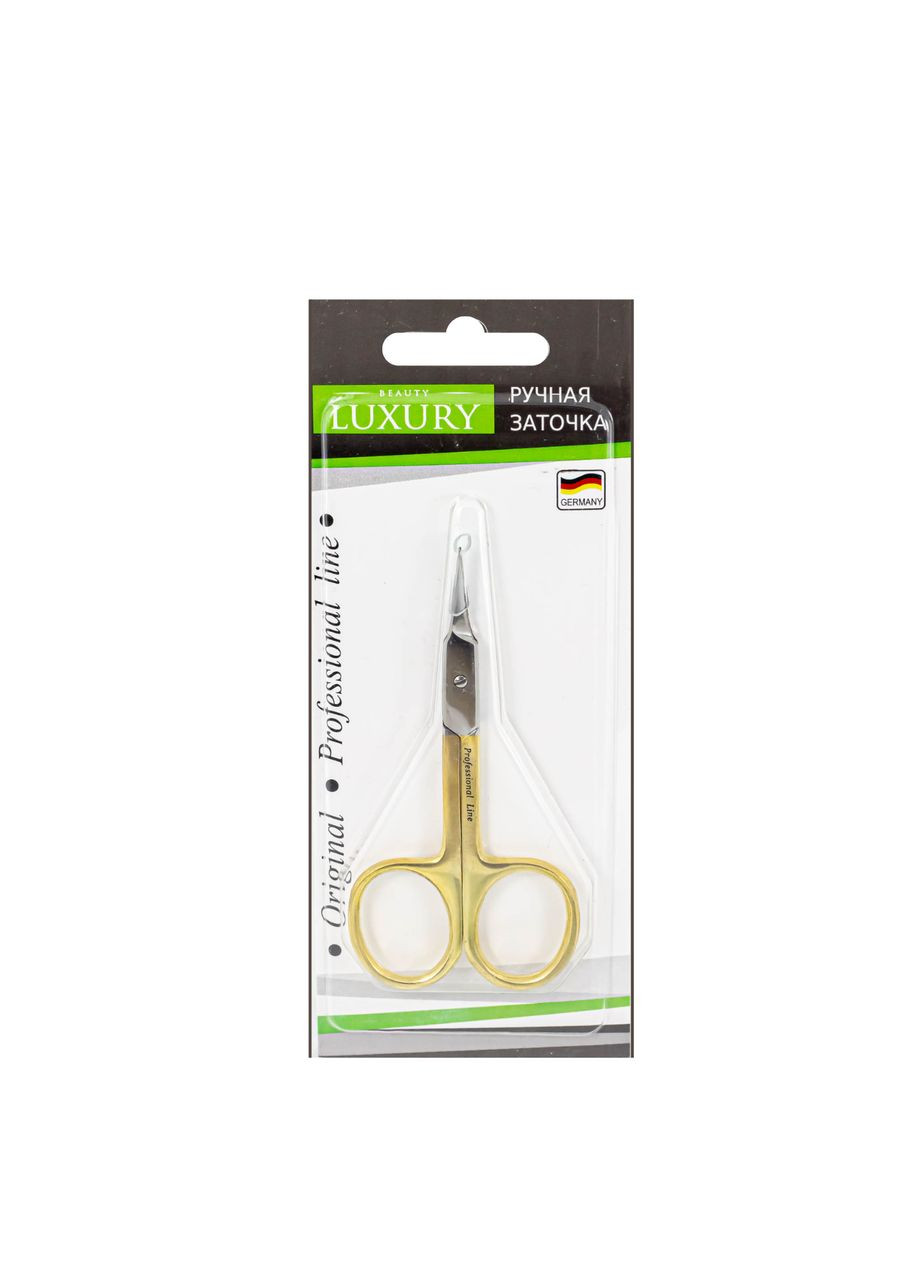 Ножницы для удаления кутикулы маникюрные изогнутые HM08 Beauty LUXURY (302724913)