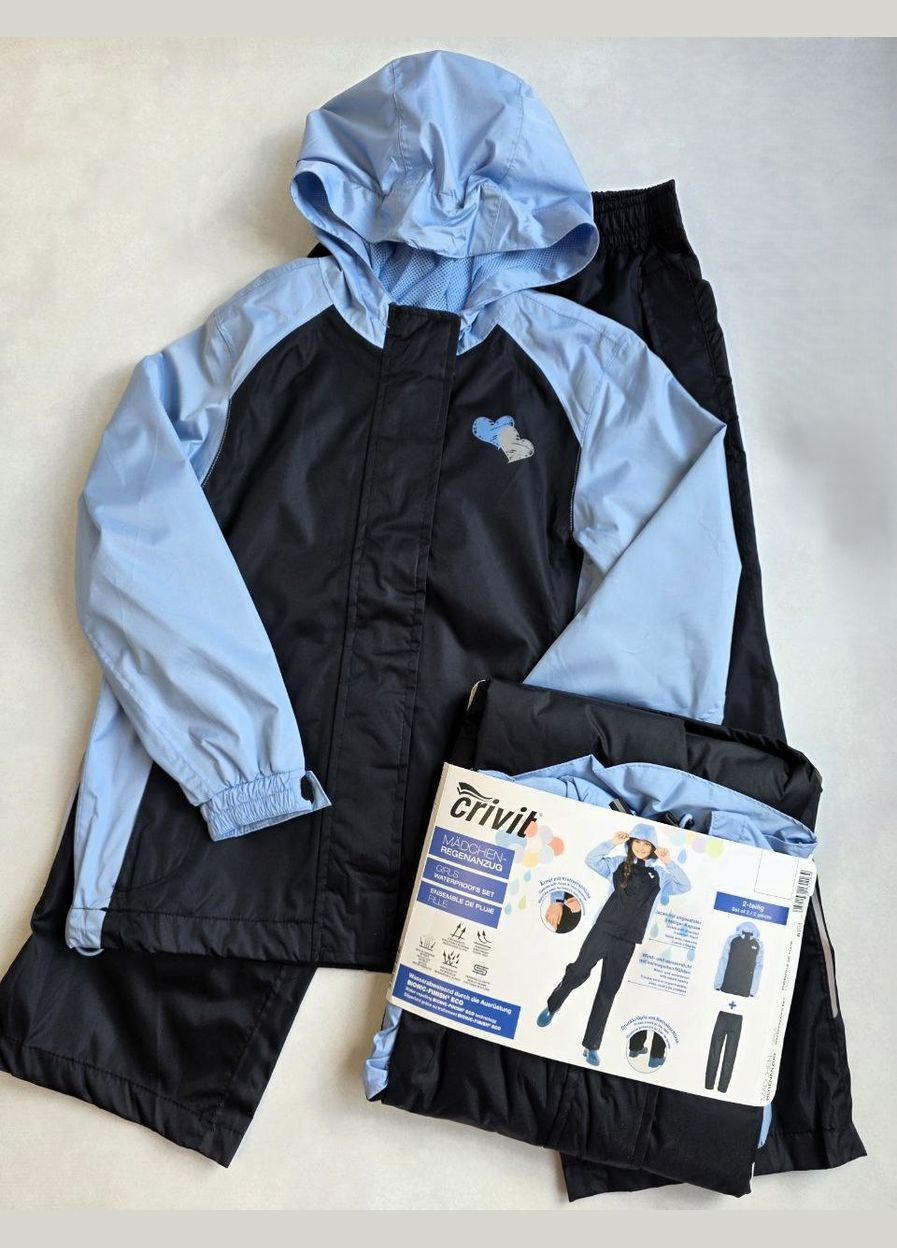 Дождевик детский костюм без утепления для девочек Crivit Куртка та штани (339864553)