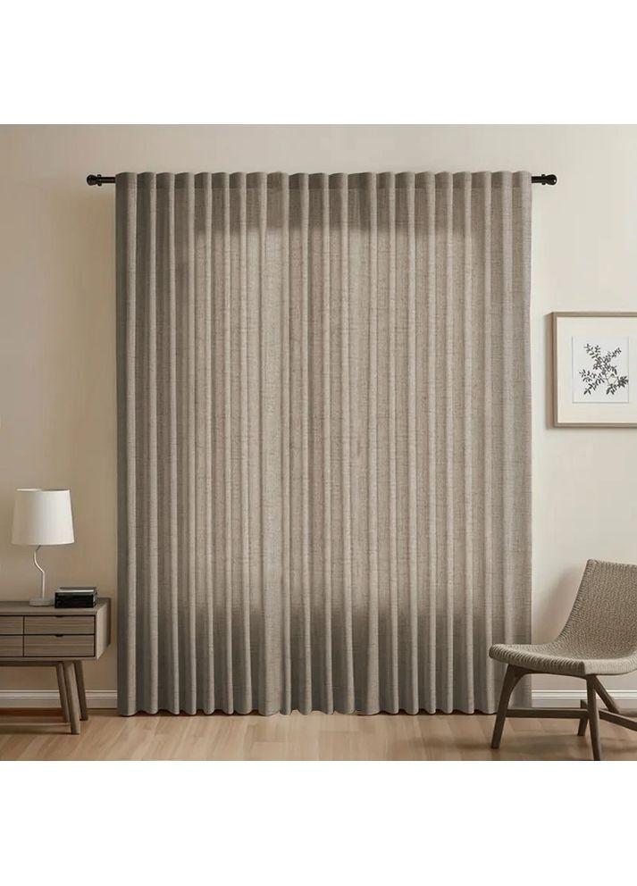 Тюль Pivdenne льон Naturelstons 300х270, 1 шт. мокко 20107-300 No Brand (368766820)