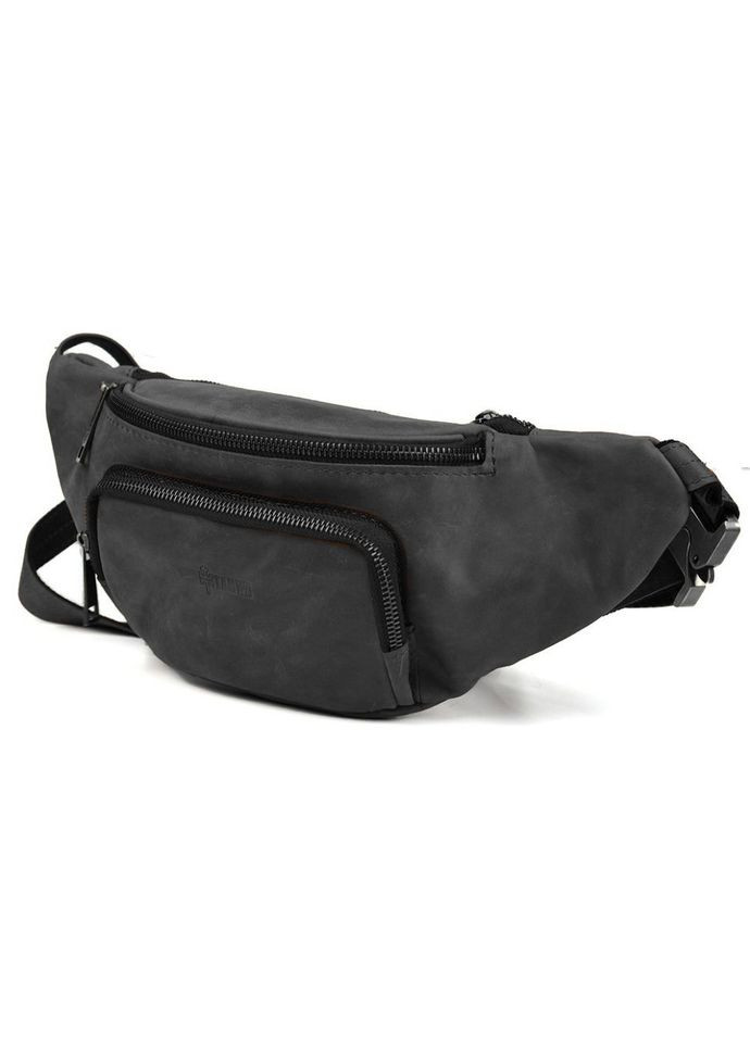 Стильная сумка на пояс бренда RA3079-3md в черном crazy horse TARWA (298684451)