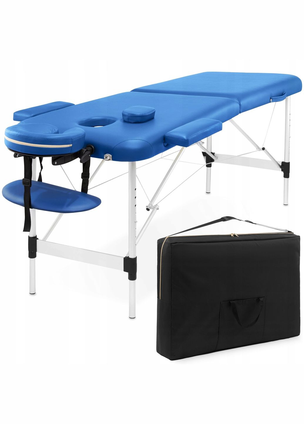 Массажный стол складной Massage Table Alu W60 Blue () 4FIZJO P-5907739318404 (275095811)