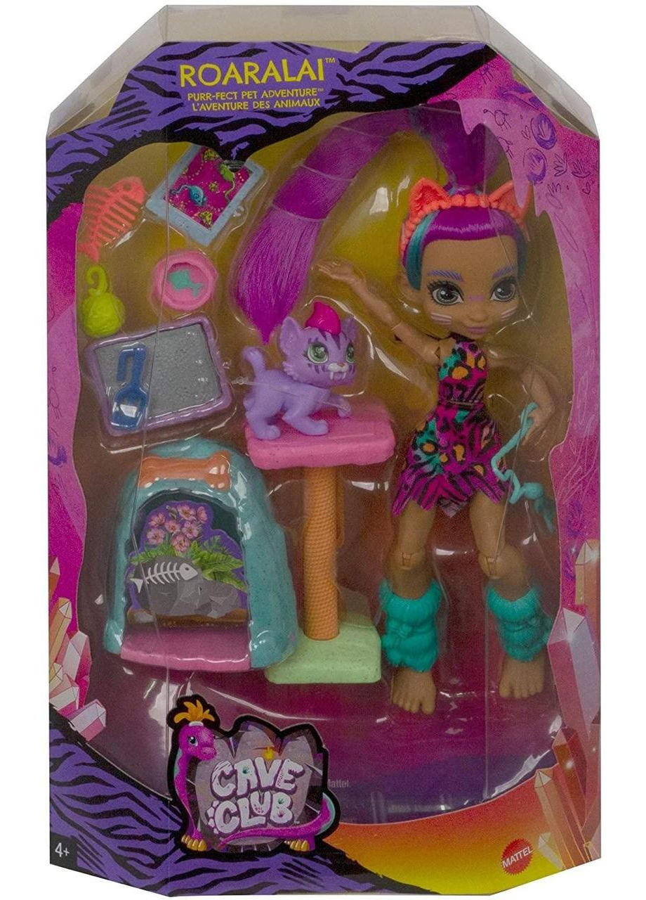 Лялька Purr-fect Pet Adventure Roaralai Печерний клуб Любителька котів (GNL95) Cave Club (342752808)