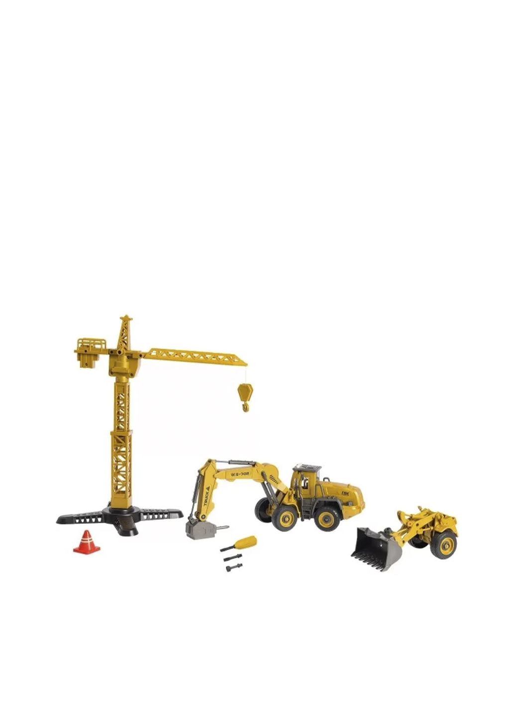 Машинка-конструктор 2в1 - Бульдозер та будівельний гідромолоток колір різнокольоровий ЦБ-00263205 OTAMANKO (306712917)