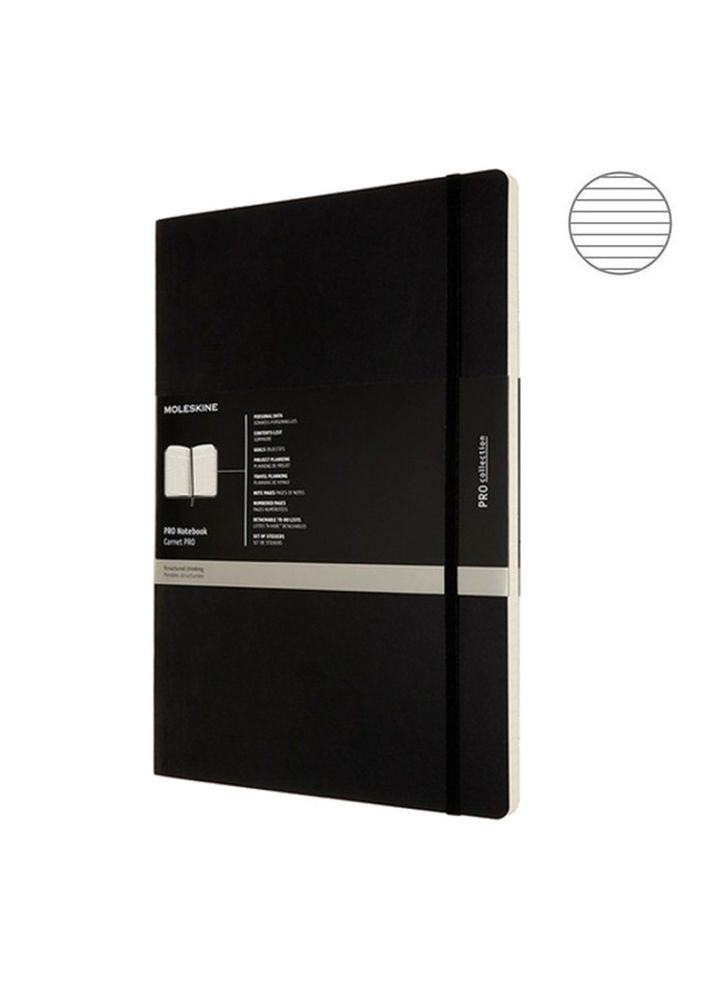 Записная книжка PRO А4 черная PROPFNT5SBK Moleskine (317305810)