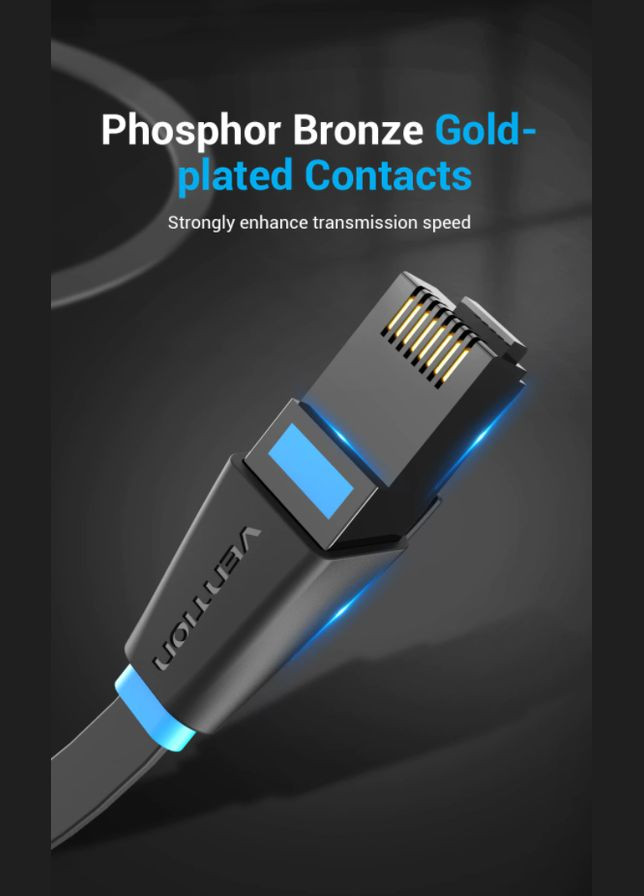 Патч-корд 3м CAT6 RJ45 Ethernet 1000мбит/c (IBJBI) Vention (300523964)