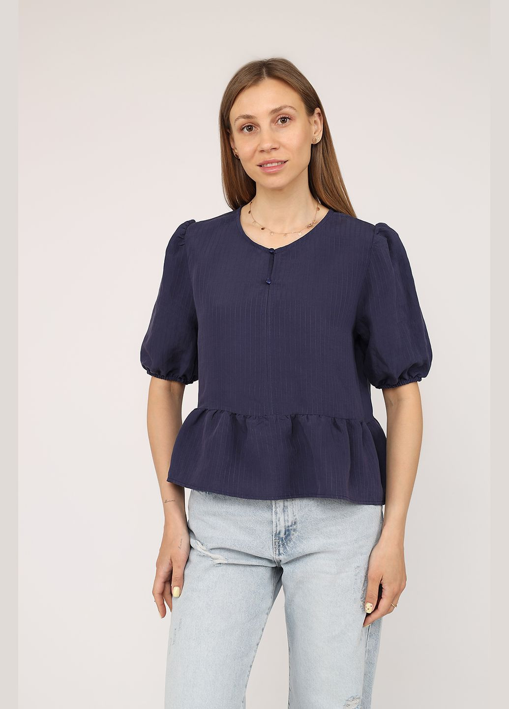 Синіти блуза жіноча колір синій cb-00275893 Mixray