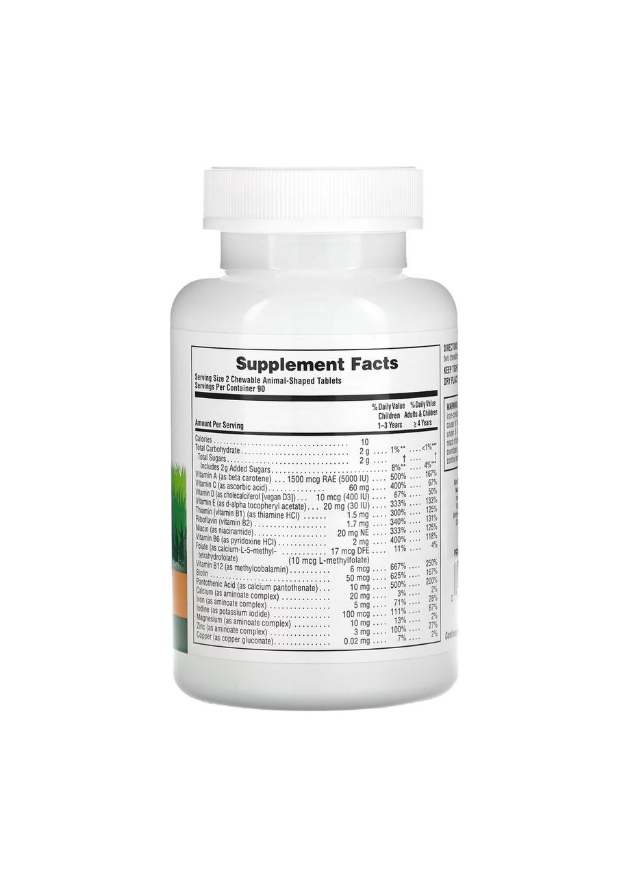 Children’s Multivitamin - 180 tabs Orange Nature's Plus (369397349)