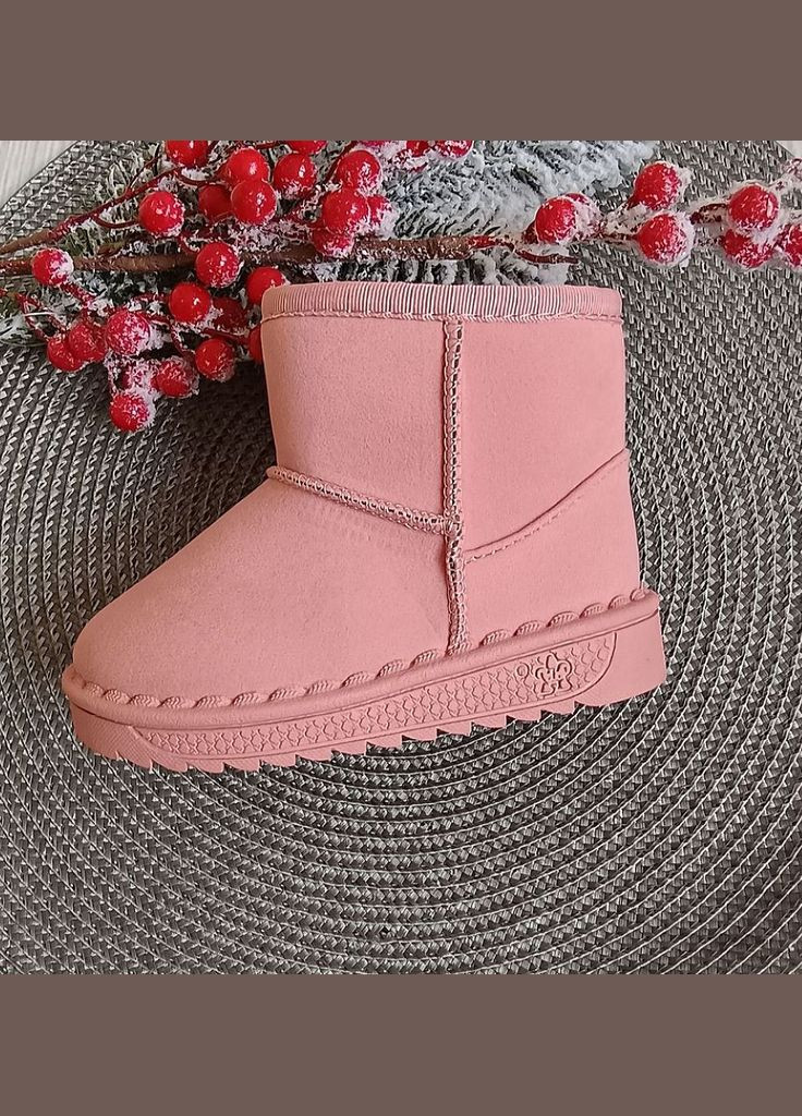 Уггі дитячі FN еко-нубук рожеві No Brand (303612399)