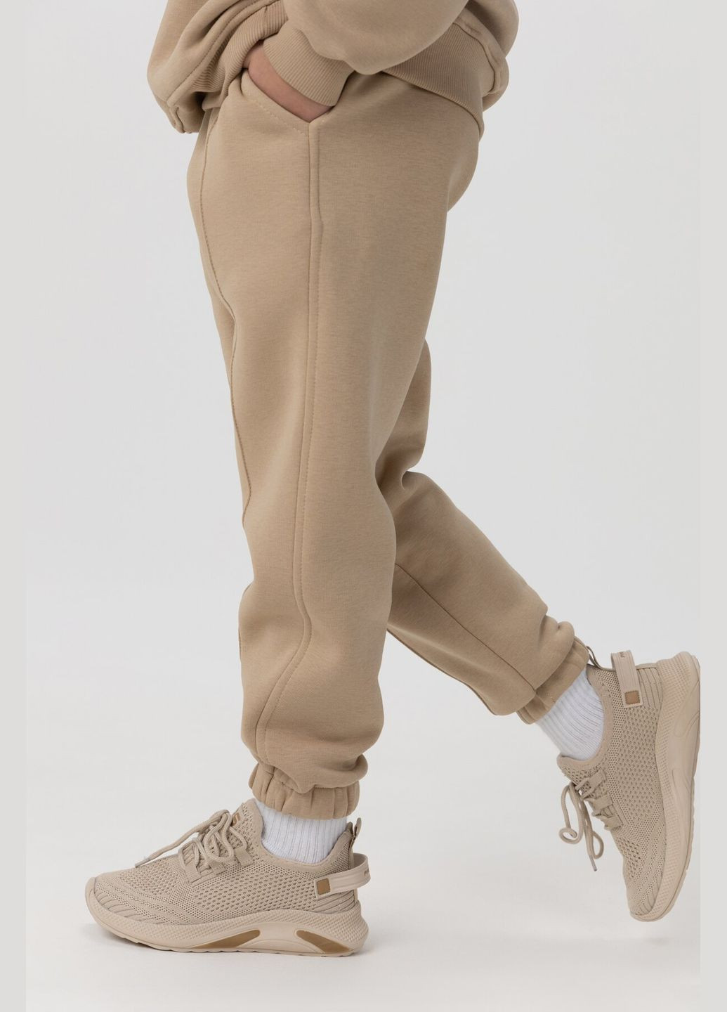 Спортивні штани однотонні для дівчинки LX-274 146 см (2000990146847W) shop (2000990146847) ANGELOS (266900562)