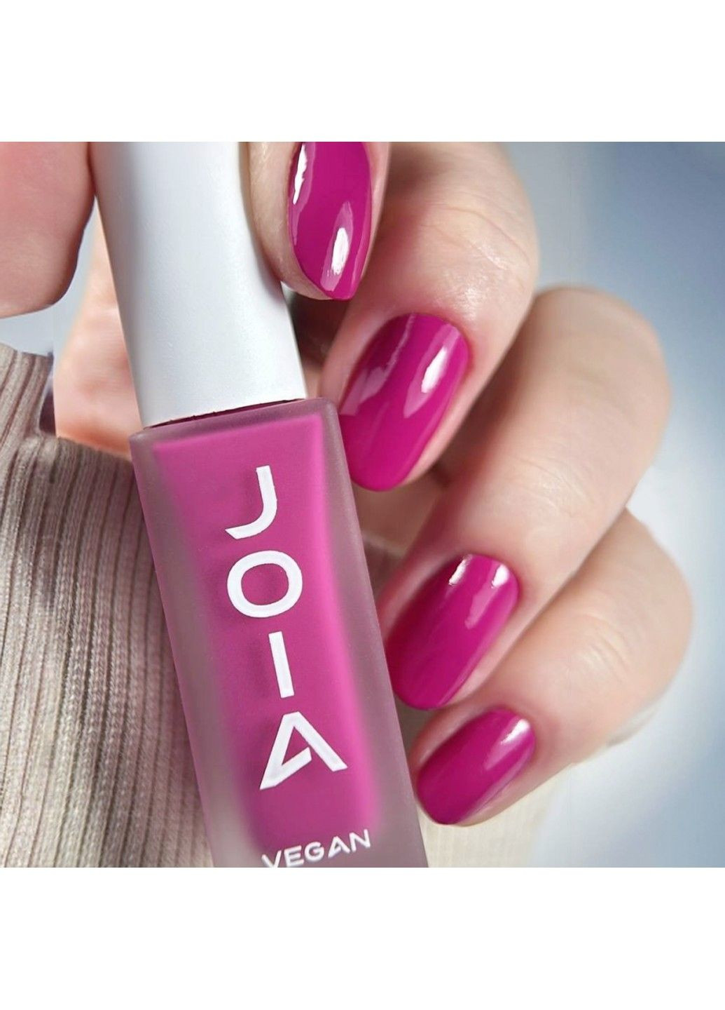 JOIA vegan Лак для нігтів Nail care polish 4in1 07 Fuchsia flame 8 мл — Крем, Україна (335371546)