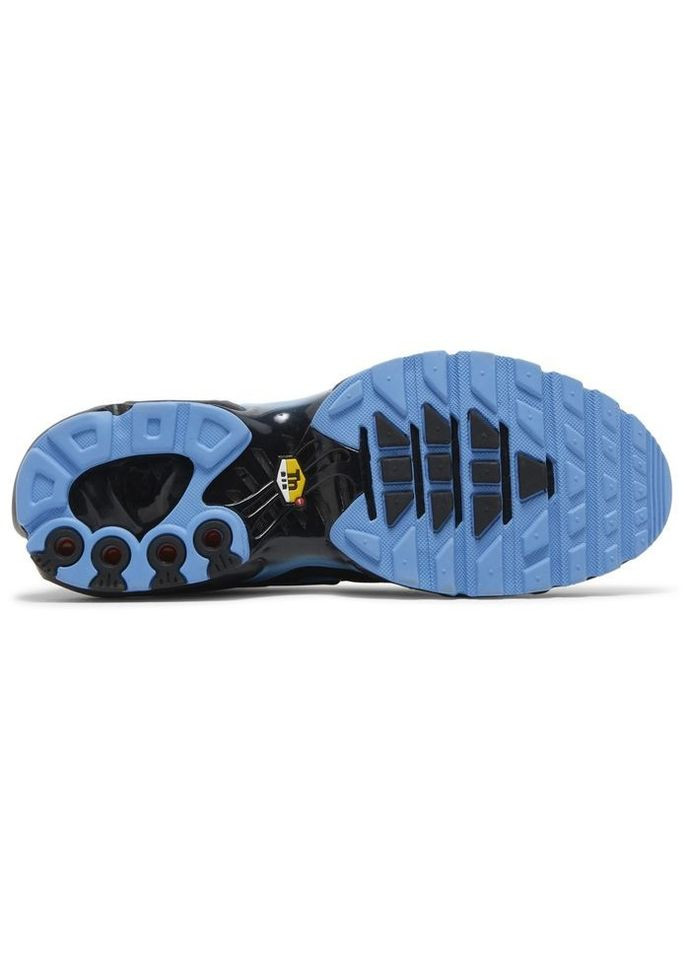 Черные всесезонные кроссовки air max plus black university blue - dm0032-005 Nike