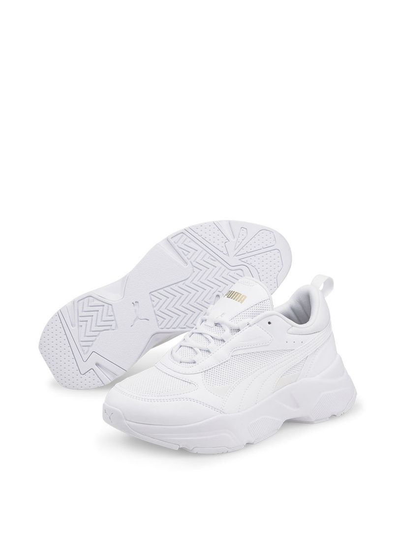 Жіночі Кросівки 384647-01 Білий Тканина Puma білі демісезони (368527480)