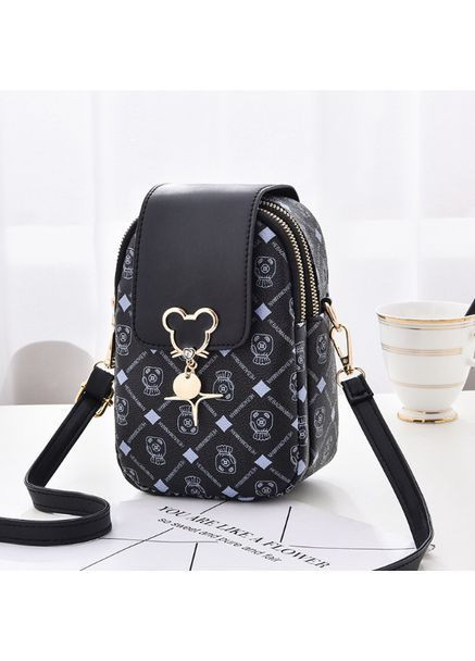 Дитяча міні сумочка Мікі Маус на плече, маленька сумка для дівчаток чорна OEM (369757408)