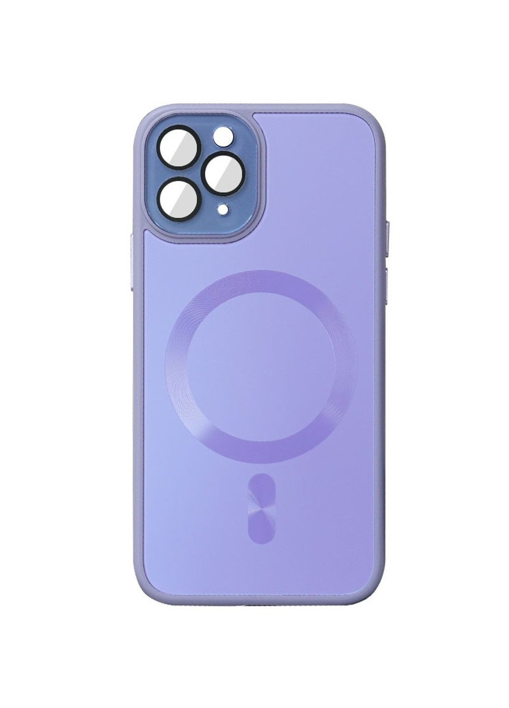 Чехол TPU+Glass Sapphire Midnight with MagSafe для Apple iPhone 11 Pro (5.8") Epik (292733283)