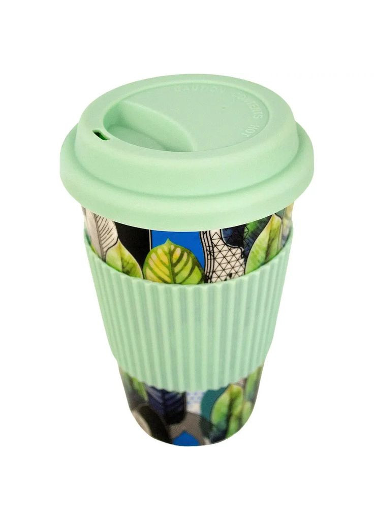 Кружка Flower story 21-279-063 440 мл бірюзова Keramia (349220512)