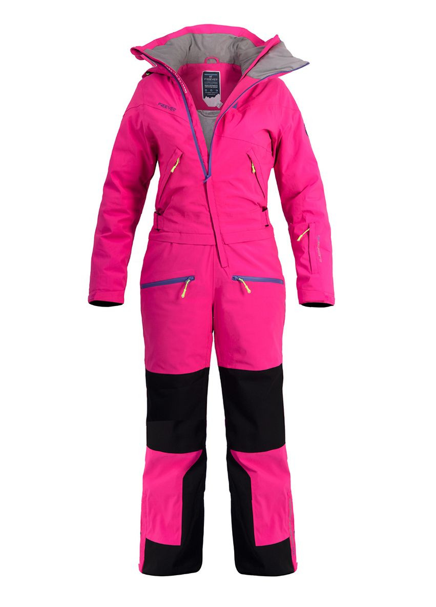 Комбінезон для сноуборду жіночий WF 21608 рожевий Freever (278634174)