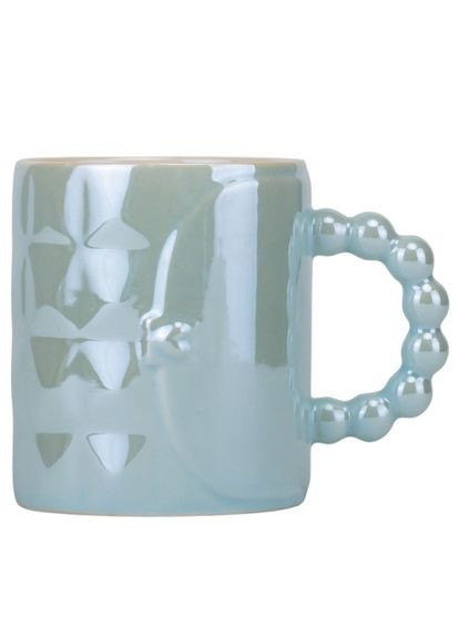 Кружка " bag", 400 мл Голубая ELISEY Pearl (322132456)