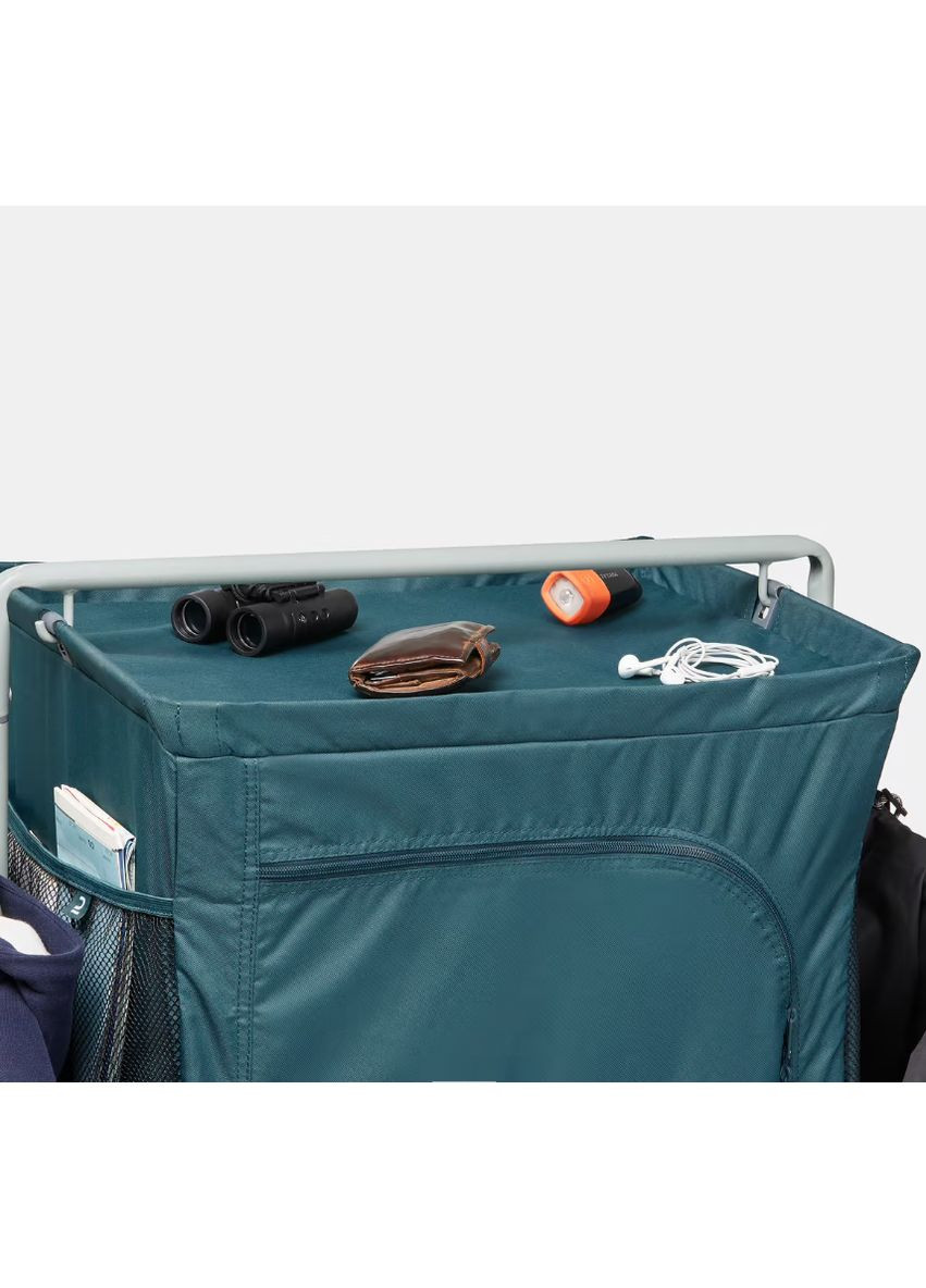 Складана Шафа для Кемпінгу Пікніка Basic 115 х 62 х 50 см Синій Quechua (373292264)