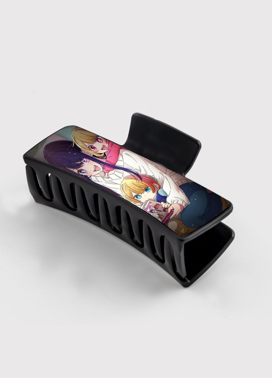 Заколка крабик для волосся Аніме Дитина улюбленця #0003 чорний No Brand (315631492)