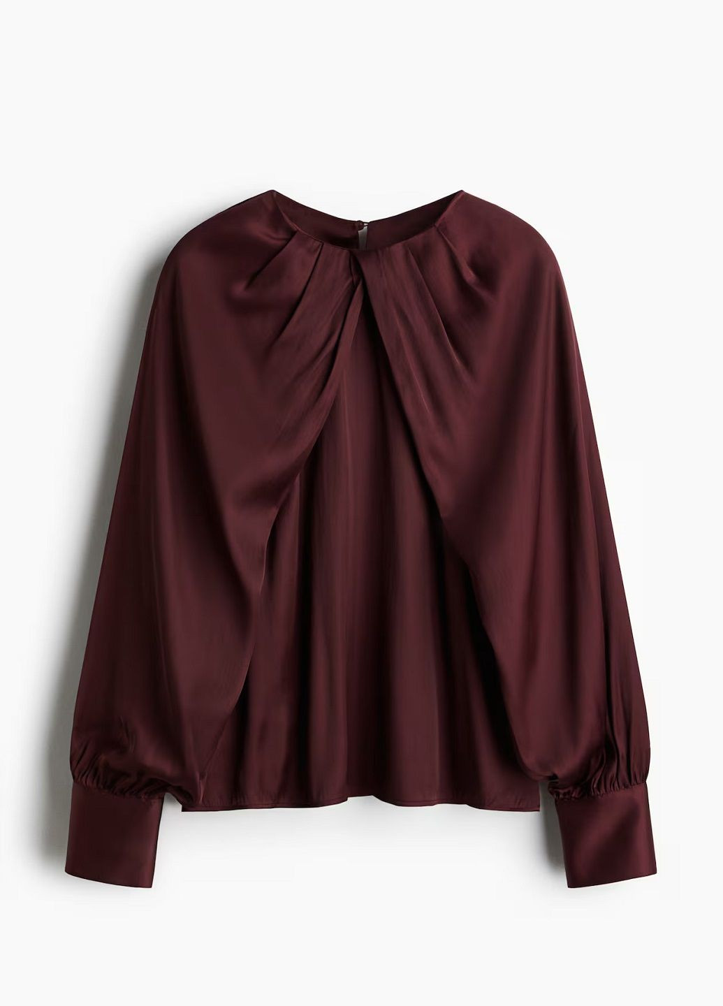 Бордова блузка H&M