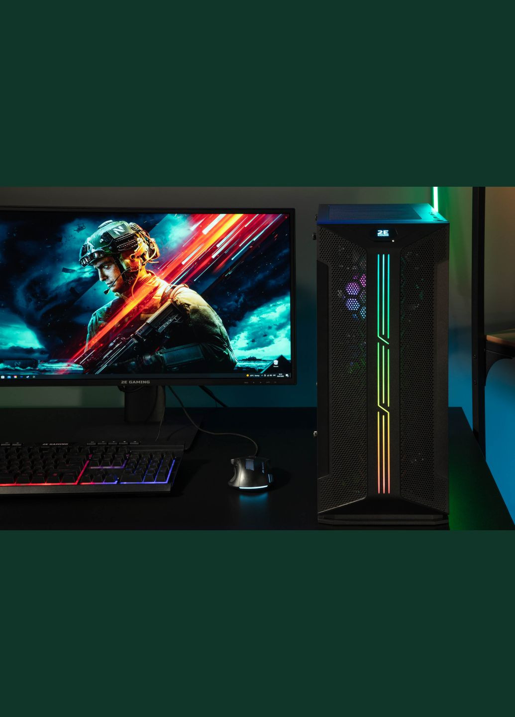 Комп’ютер персональний Complex Gaming Intel i5-13400F/B660/16/512F+1000/NVD3060-12/FreeDos/GH1/650W 2E (316390761)