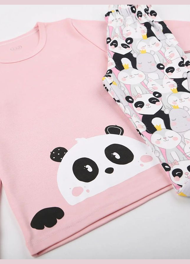 Рожева піжама для дівчинки Фламинго