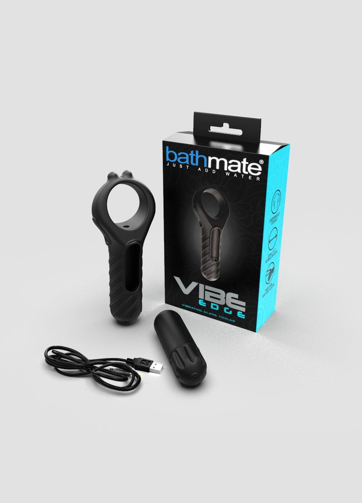 Ерекційне кільце з віброкулею Vibe Edge перезаряджається, 10 режимів Bathmate (335395335)