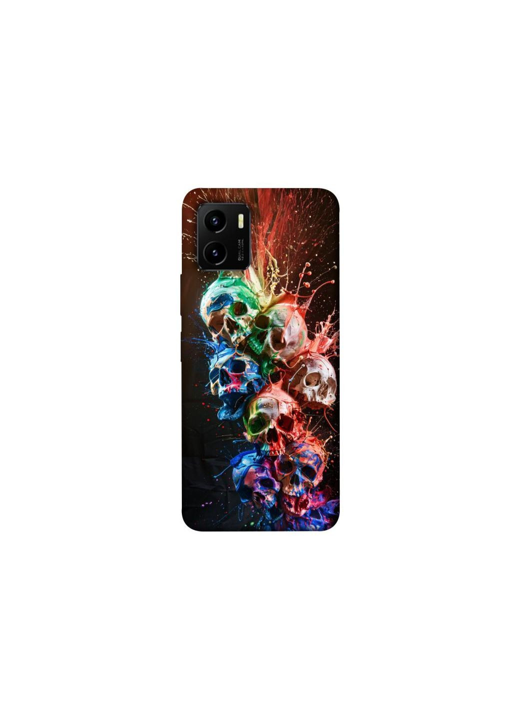 Чохол на Vivo Y15s Skulls Frontalka (347241691)