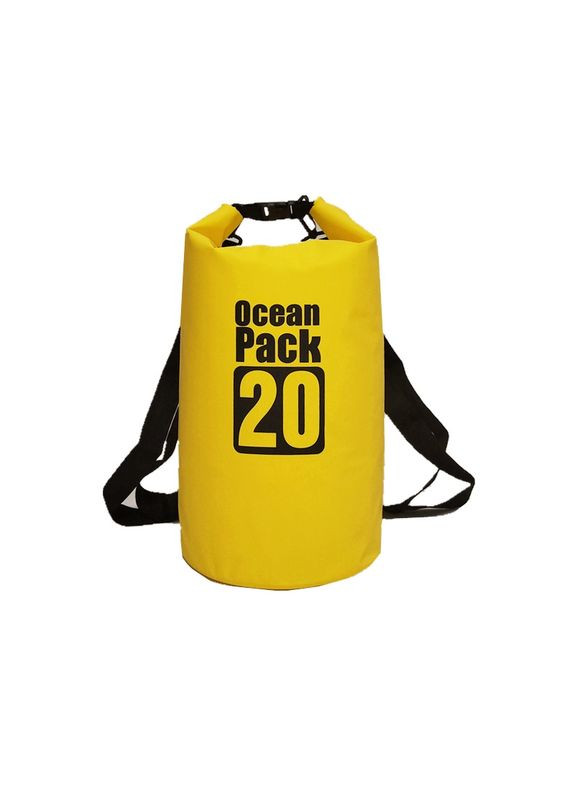 Водонепроницаемая сумка рюкзак гермомешок со шлейкой на плечо 20 л (GP050352) Ocean Pack (349844743)