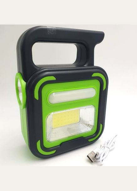 Ліхтар акумуляторний на сонячній панелі з повербанком зелений (1773171649) Bailong BL-925 (335879150)