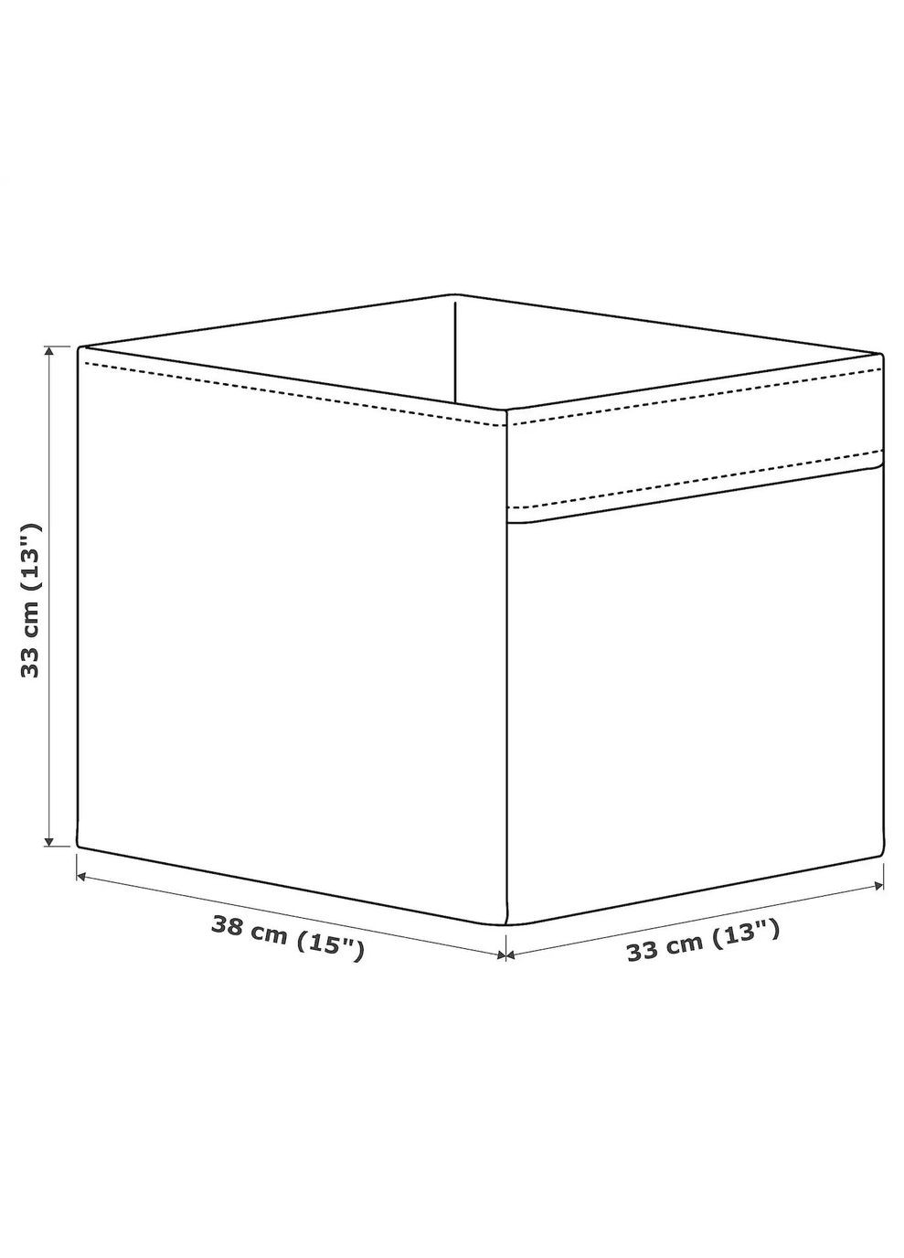 Коробка ІКЕА DRÖNA 33х38х33 см флот (60353796) IKEA (268023880)