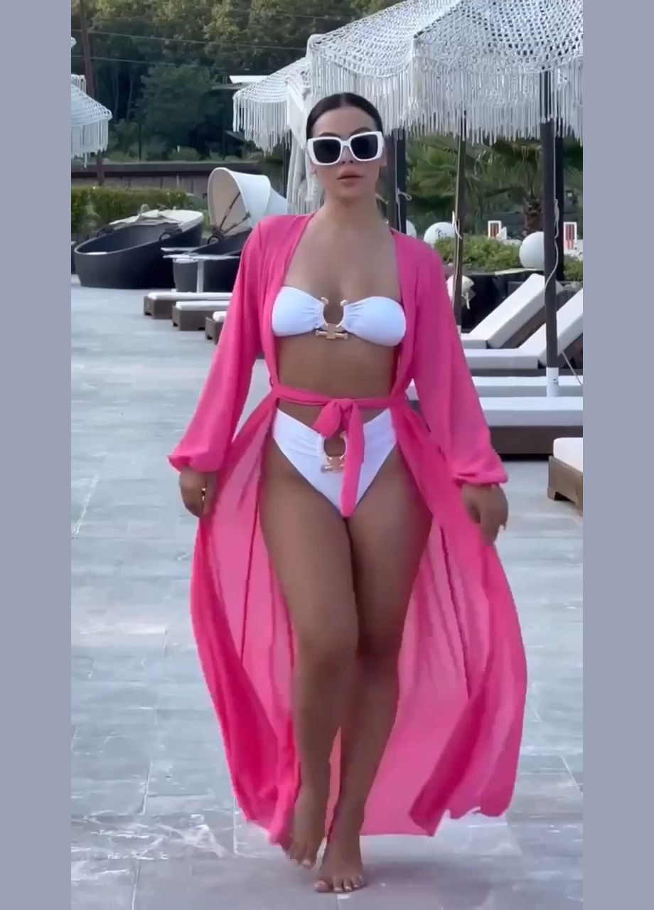 Пляжна туніка довжини максі MonCher (328913135)