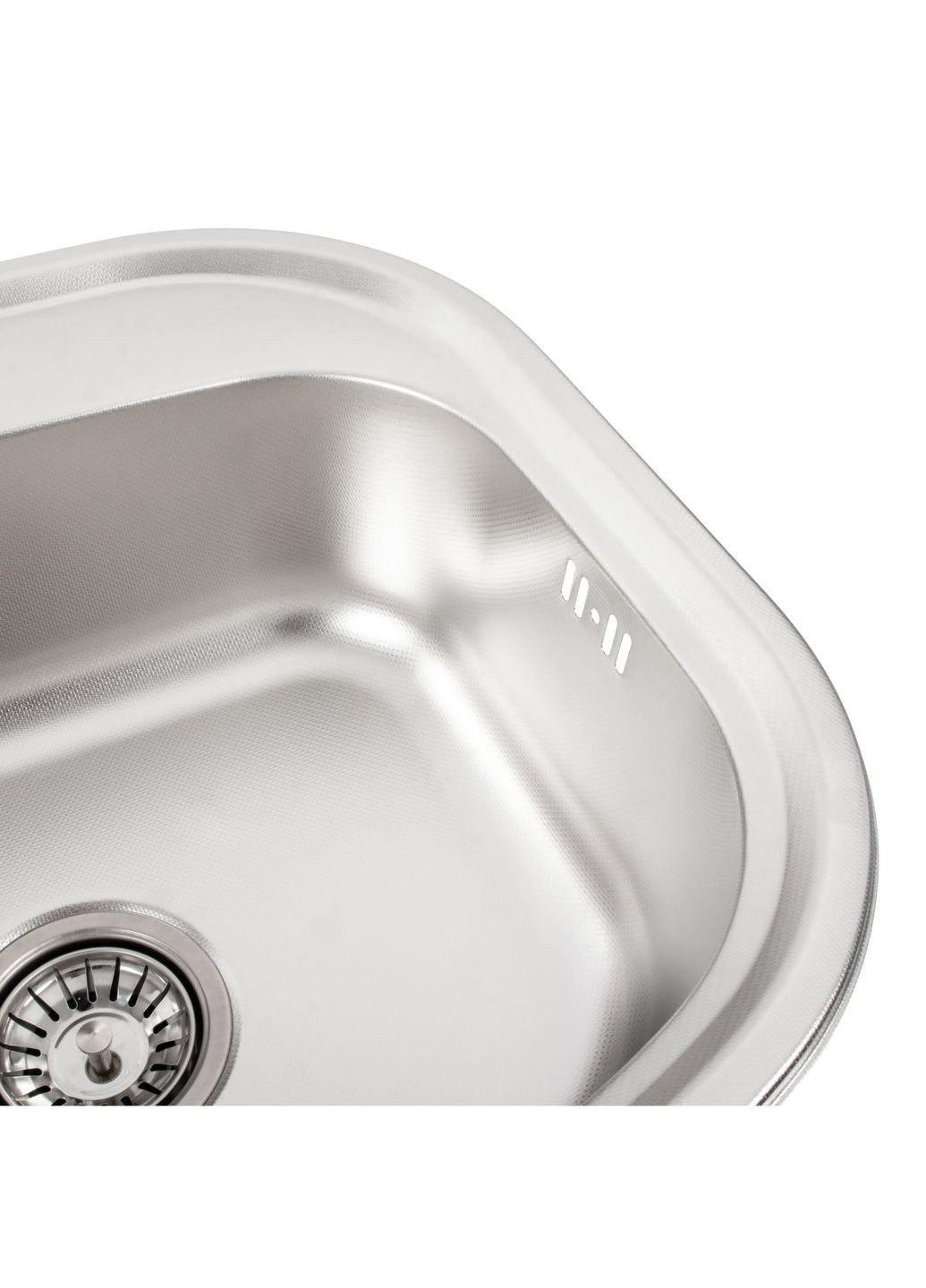 Кухонна мийка з нержавіючої сталі ДЕКОР 4947 (0,8/180 мм) Valeso (353746605)